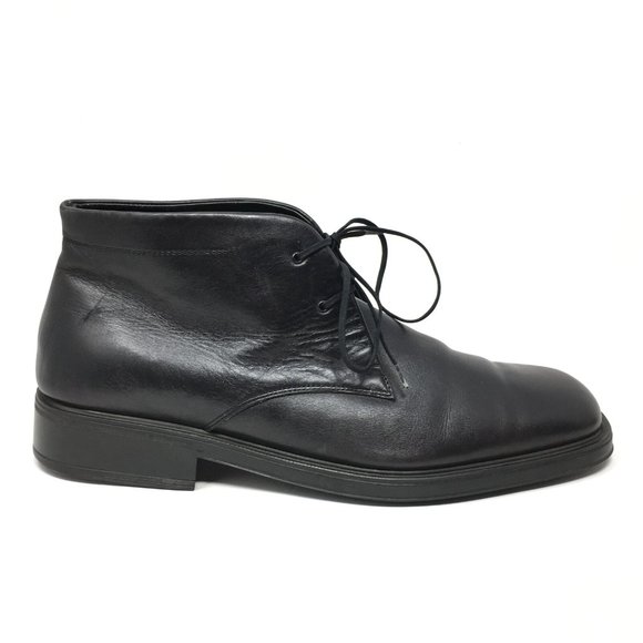 Salvatore Ferragamo Chukka Boots Size 11 2E Black main image 8